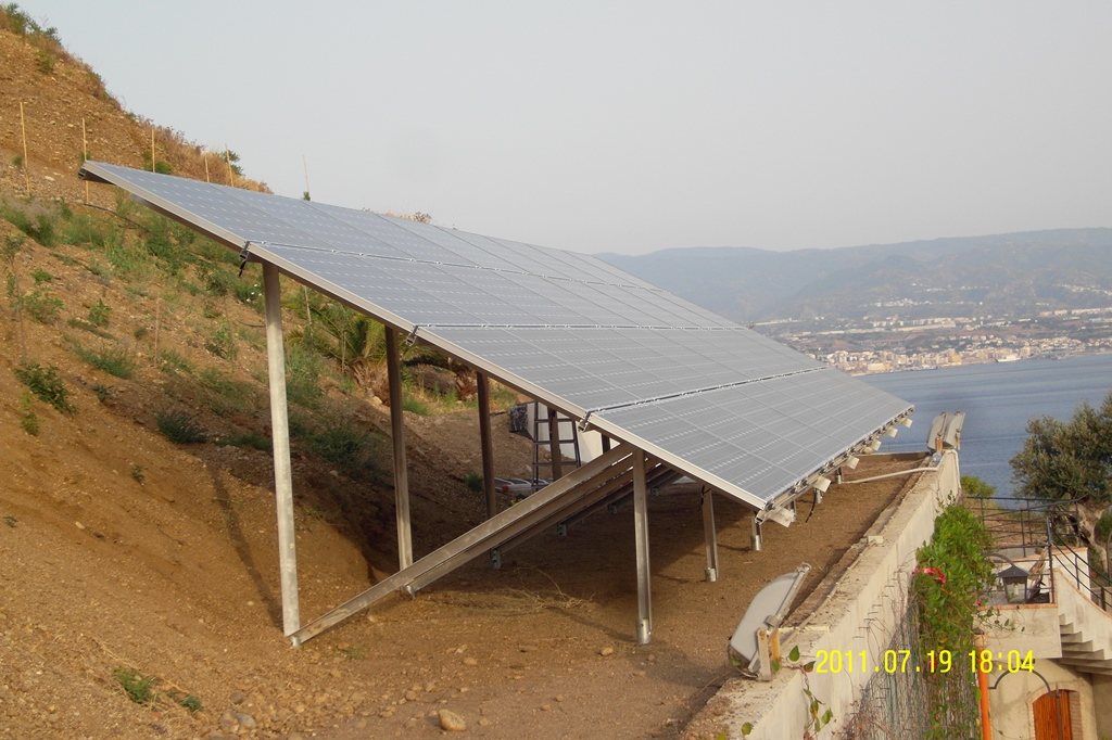 Impianto fotovoltaico a terra