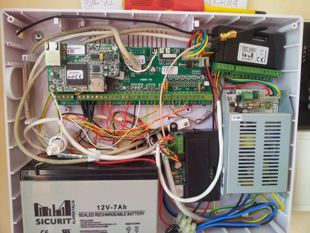Impianto elettrico e di sicurezza